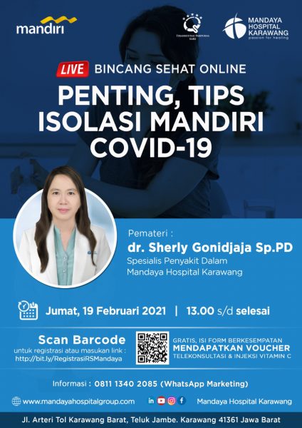 Tips Isolasi Dirumah