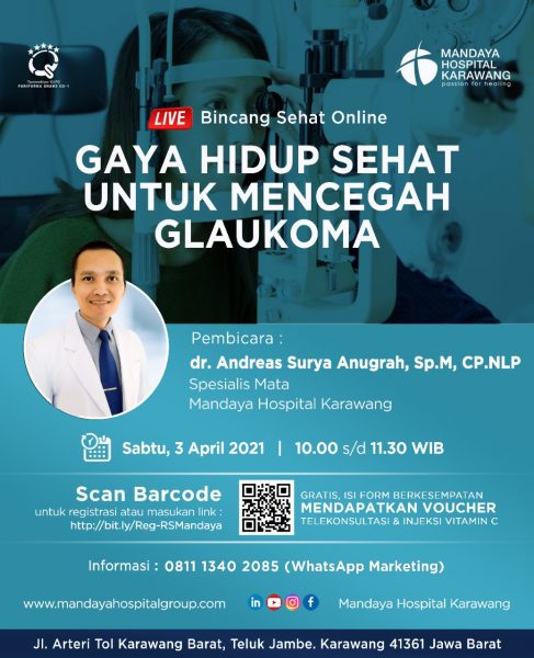 Bincang Sehat Online Mencegah Glaukoma